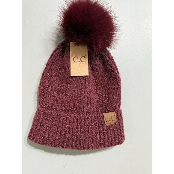 CC Accessories - Bundle 3 -  CC Beanie Woman’s Knit Slouchy Thick Cap Hat Solid Colors